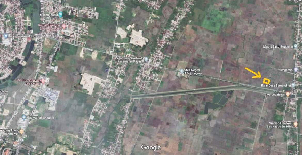 Jual Tanah di Bojonegoro Jawa Timur Dekat RSUD Dr.Sosodoro, Terminal Rajekwesi, Alun-Alun Bojonegoro, PEMDA Bojonegoro, UNIGORO, KDS Bojonegoro 0004
