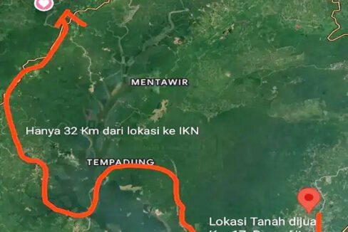 Jual Tanah di Karang Joang Kota Balikpapan Kalimantan Timur Dekat ITK Institut Teknologi Kalimantan, Kebun Raya Balikpapan, Gerbang Tol Karang Joang 0010
