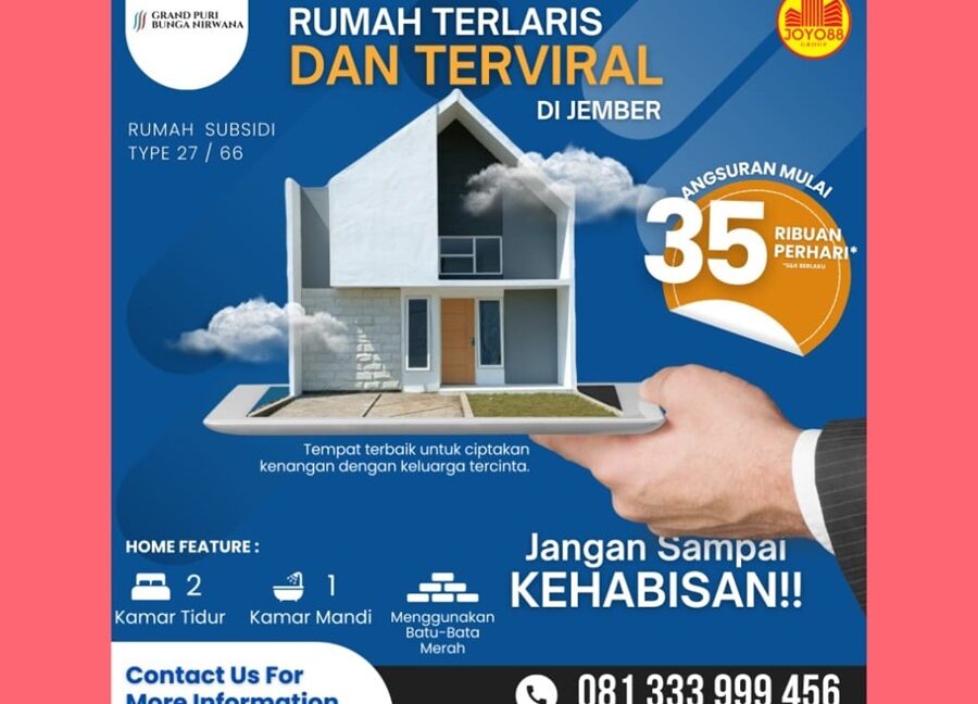 Jual Rumah Subsidi di Jember Jawa Timur 0001