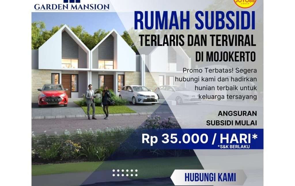 Jual Rumah Subsidi di Mojokerto Jawa Timur 0001