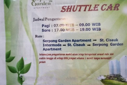Jual Apartemen Serpong Garden Dekat Stasiun Cisauk, Pasar Modern Intermoda BSD, Gerbang Tol BSD Timur 2, ICE BSD, AEON Mall BSD, The Breeze BSD City 0007
