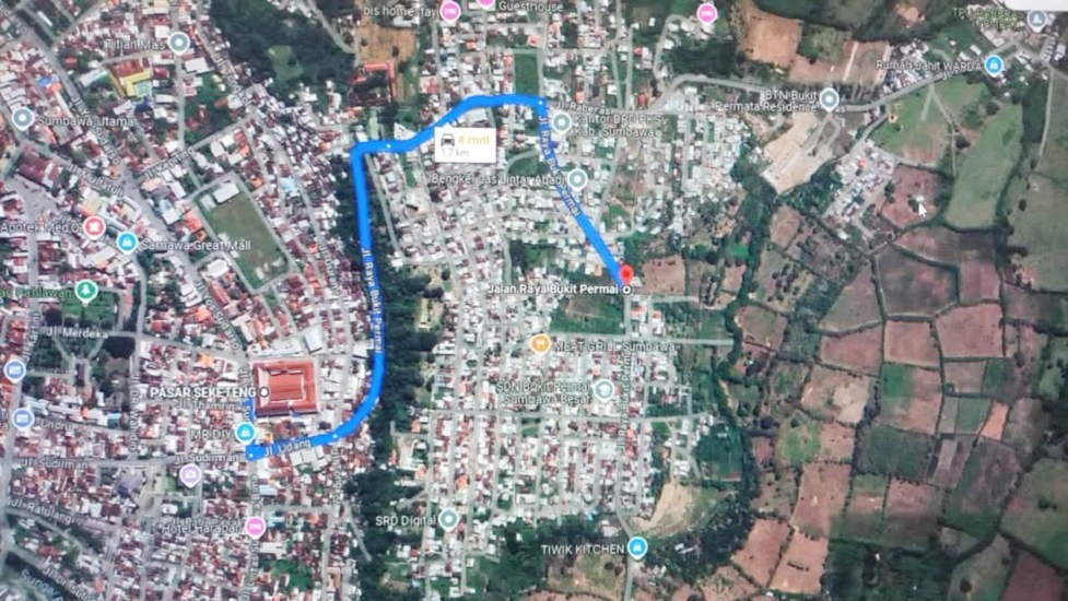 Jual Tanah Kavling di BTN Bukit Permai Sumbawa Besar Dekat Pasar Seketeng, Samawa Great Mall, Universitas Samawa, RS Sumbawa Besar, Bandara Sumbawa 0006
