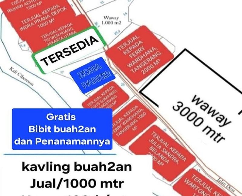 Jual Tanah di Jasinga Bogor Dekat SDN Koleang 03 Jasinga, Puskesmas Koleang, Pasar Jasinga 0015