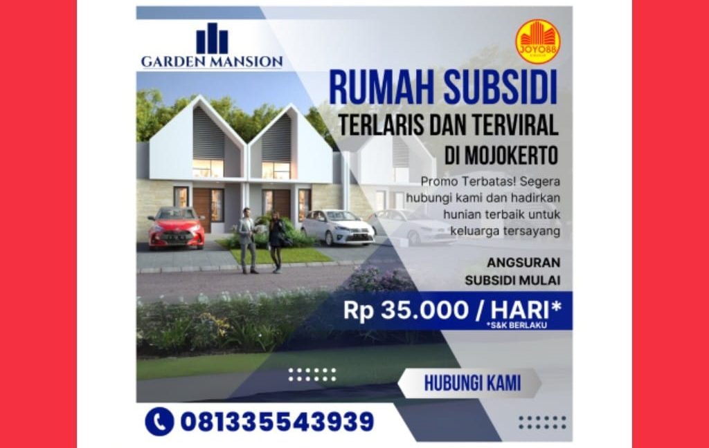 Perumahan Subsidi di Mojokerto Dekat Alun-Alun Mojokerto, RSUD R.A. Basoeni, Transmart Mojokerto 0001