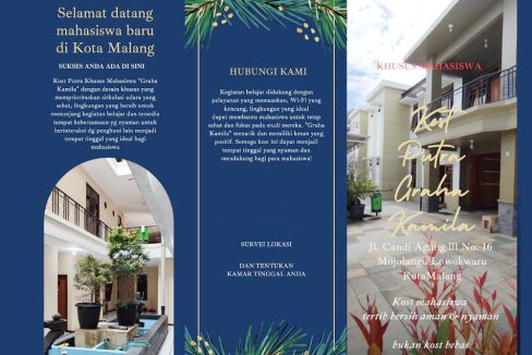 Kost Putra Dekat UB Universitas Brawijaya Malang, UM Universitas Negeri Malang, Universitas Widyagama 0002