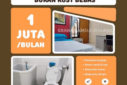 Kost Putra Dekat UB Universitas Brawijaya Malang, UM Universitas Negeri Malang, Universitas Widyagama 0004