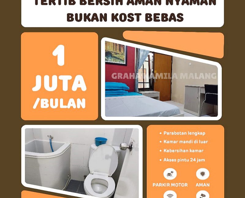 Kost Putra Dekat UB Universitas Brawijaya Malang, UM Universitas Negeri Malang, Universitas Widyagama 0004