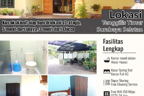 Kost Dekat UBAYA, UPH Surabaya, UIN Sunan Ampel, UK Petra, Plasa Marina Surabaya 0002
