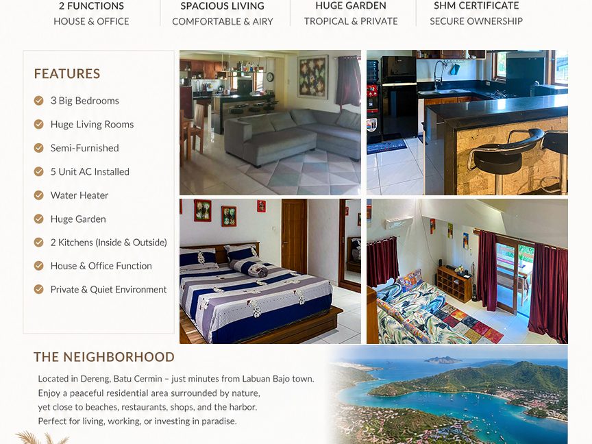 Villa Dijual di Labuan Bajo 0004