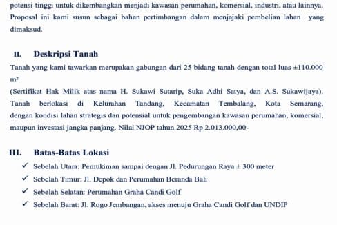 Tanah Dijual di Semarang Dekat UNIMUS, Java Supermall Semarang 0009
